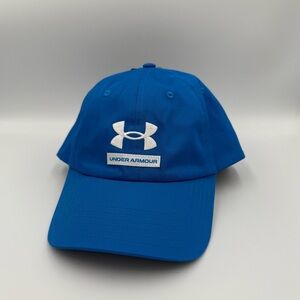 Under Armour UA Men's Blue OSFM Adjustable Cap Hat Strapback New‎
